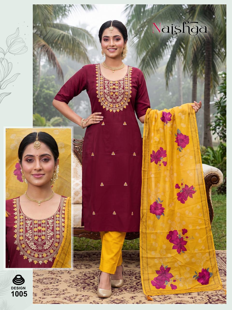 Naishaa Vol 1 catalog Roman Silk kutris