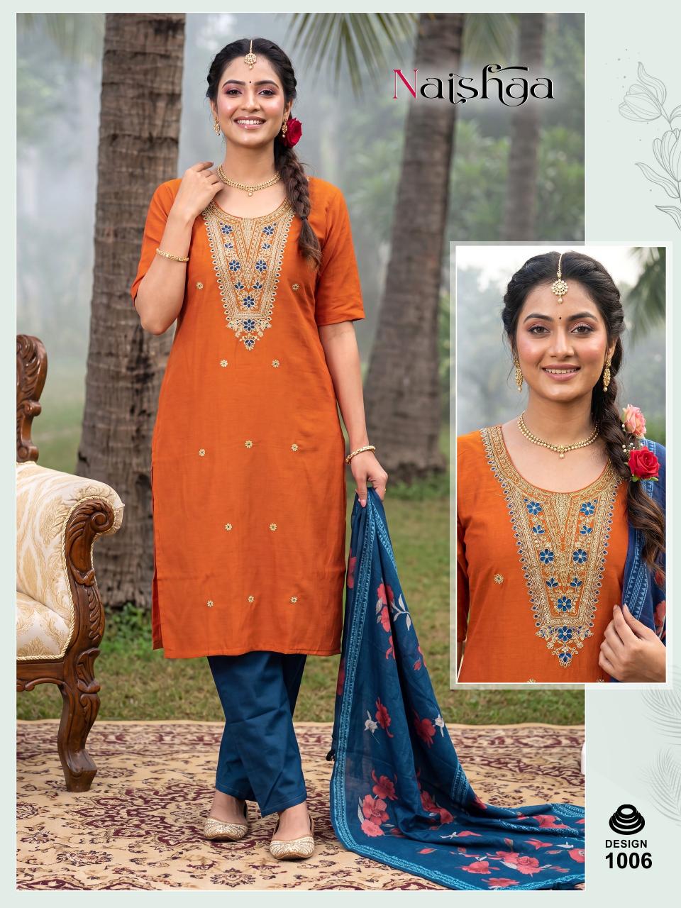 Naishaa Vol 1 catalog Roman Silk kutris