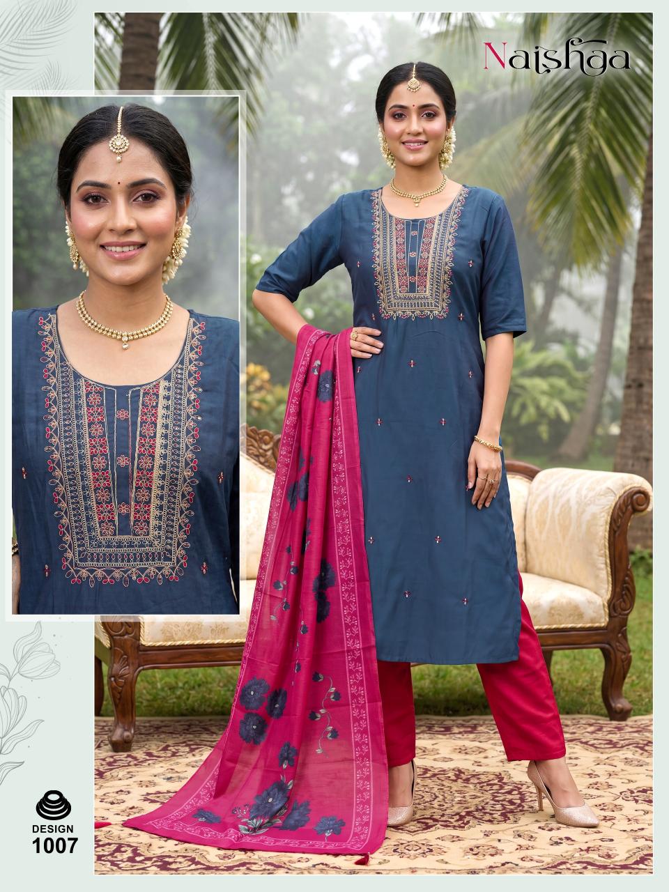 Naishaa Vol 1 catalog Roman Silk kutris