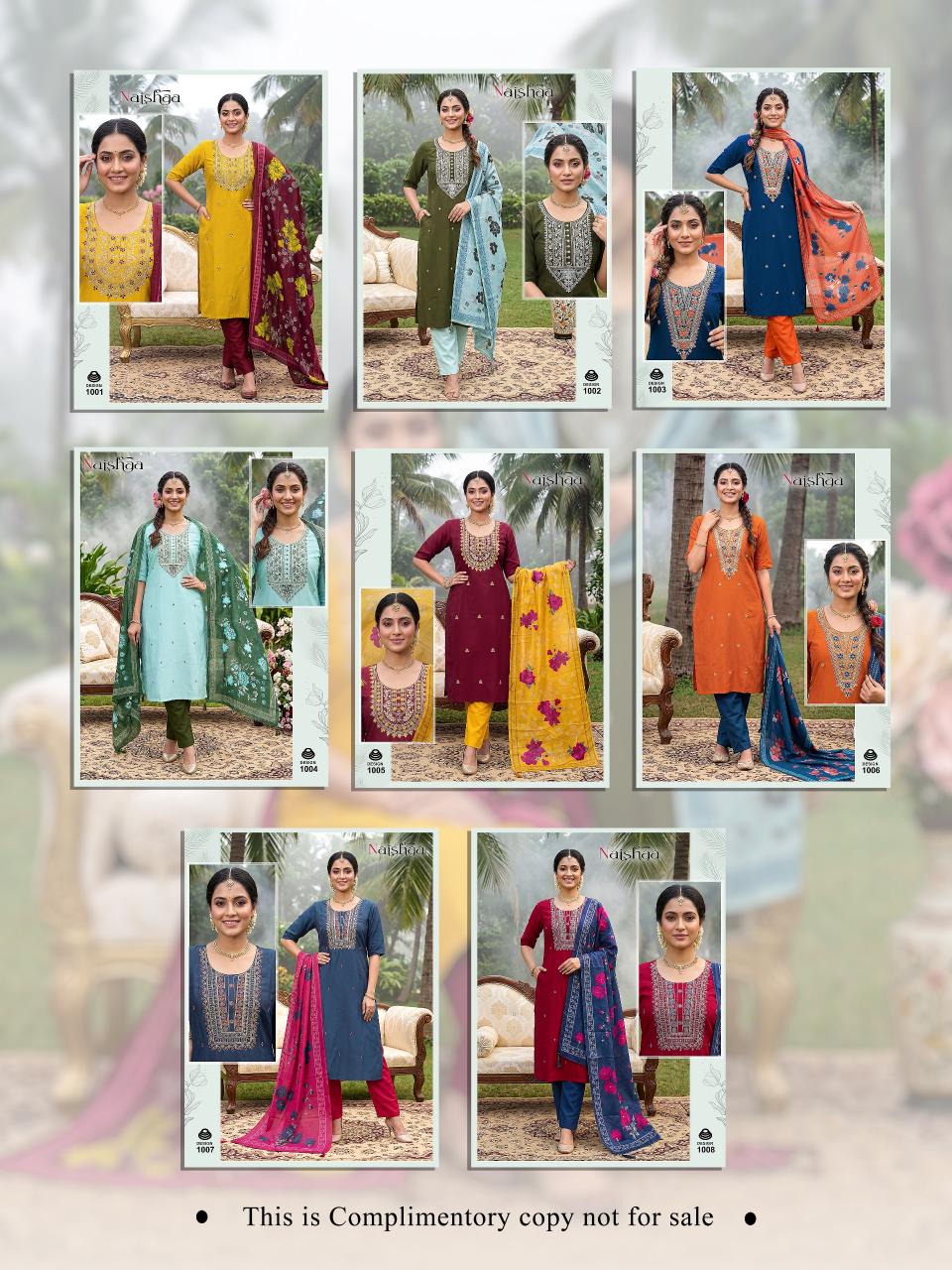 Naishaa Vol 1 catalog Roman Silk kutris