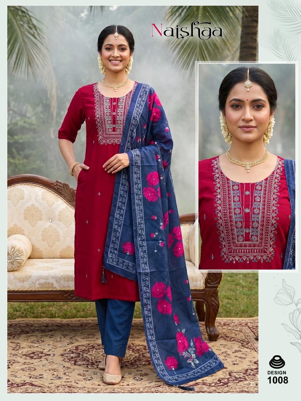 Naishaa Vol 1 catalog Roman Silk kutris