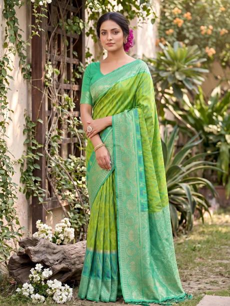 NAVYA SILK VOL 5 by SHREE SHYAM FASHION fancy designer Pochampalli Soft Silk fabric saree wholesale with Fancy latkan