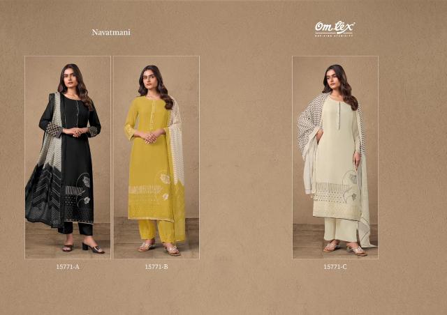 Omtex Navatmani catalog wholesale salwar kameez pakistani