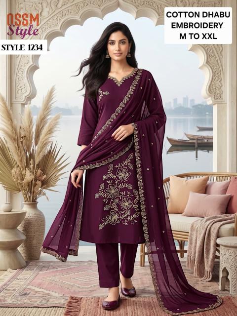 Ossm 1233 & 1234 catalog imported kurtis wholesale