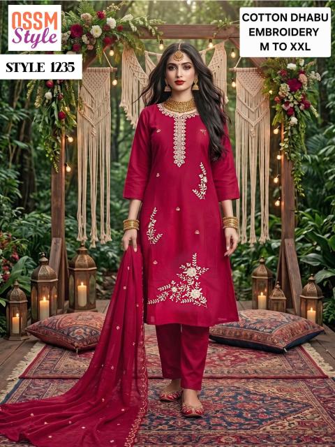 Ossm 1235 & 1236 catalog psyna kurti wholesale