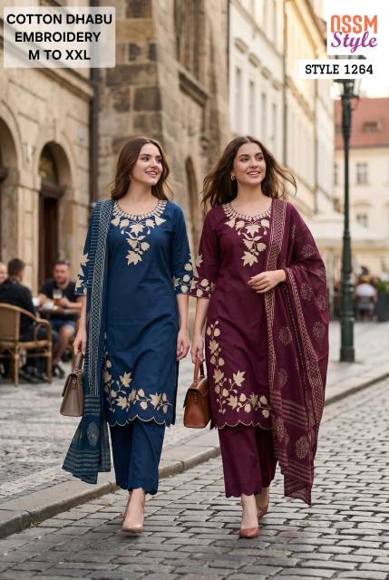Ossm 1264 catalog sabhyata kurtis wholesale