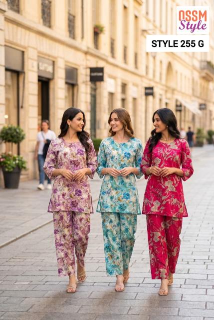 Ossm 255 G catalog festive wear co ord sets