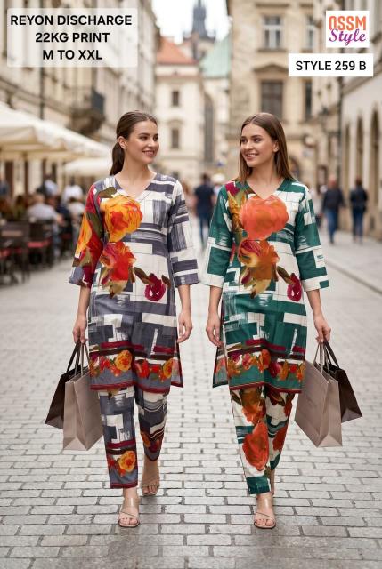 Ossm 259 B catalog women co ord set