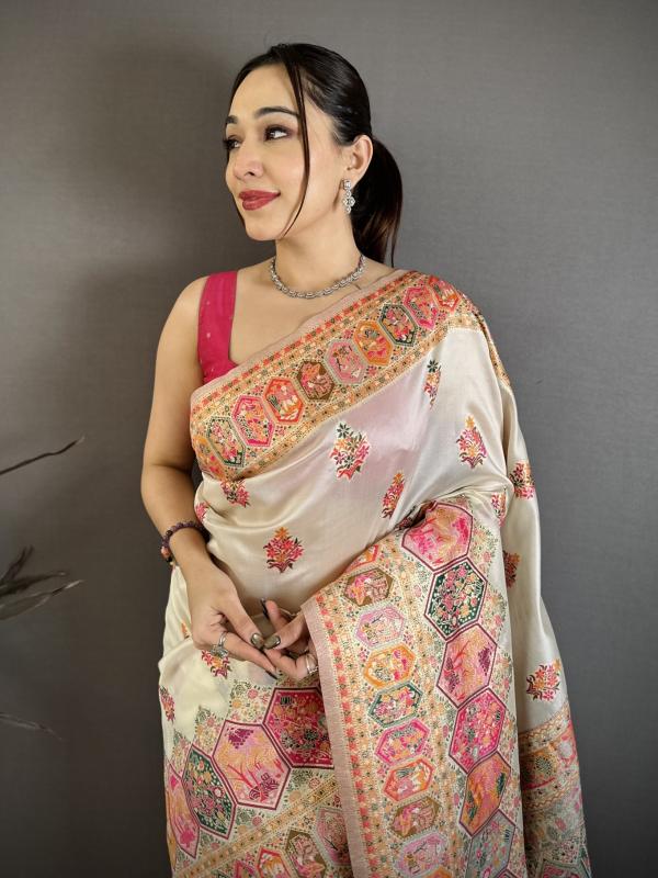 PASHMINA-VOL-6 Best place to buy wholesale sarees in Delhi