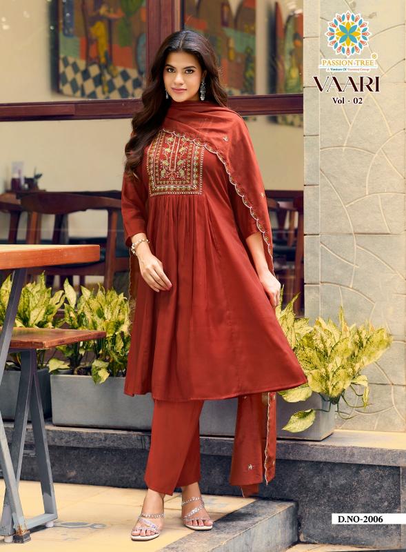 Passion Tree Vaari vol 2 catalog kurti bazaar surat wholesale