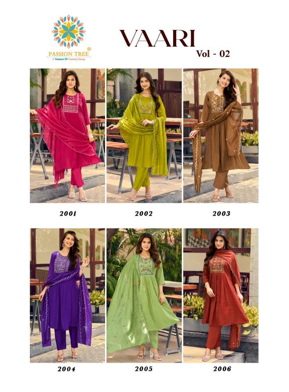 Passion Tree Vaari vol 2 catalog kurti bazaar surat wholesale