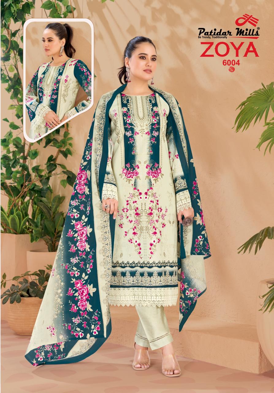 Patidar Zoya Vol-6 – Karachi Dress Material - Wholesale Catalog