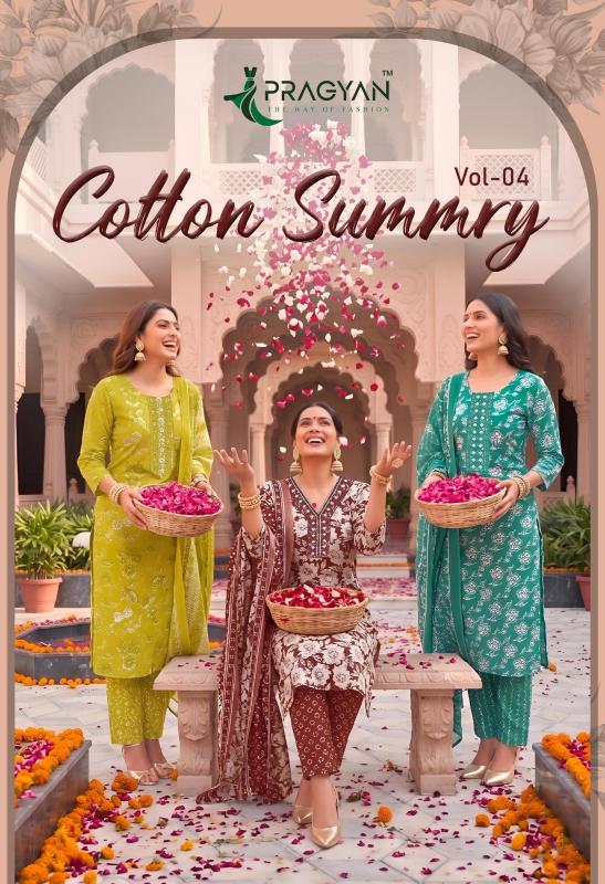Pragyan Cotton Summry Vol 4 catalog cheapest wholesale kurtis 
