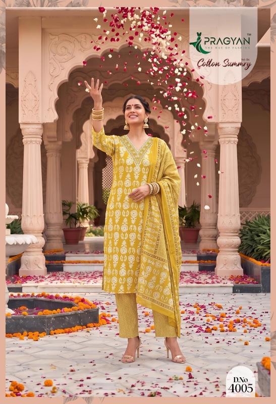 Pragyan Cotton Summry Vol 4 catalog cheapest wholesale kurtis 