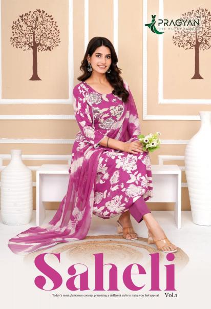 Pragyan SAHELI VOL 1 Kurti wholesale market in Kolkata