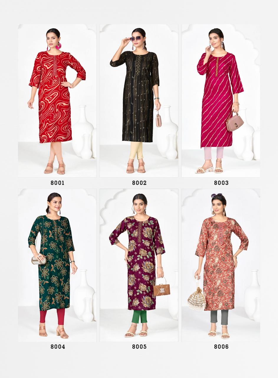 RADHIKA lifestyle  ALISHA  VOL 8 Kurti manufacturers in Lajpat Nagar