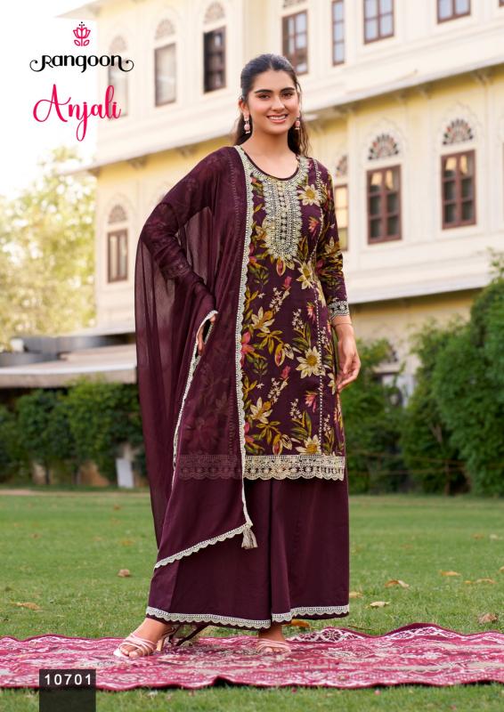 Rangoon Anjali catalog wholesale kurtis dehli youtube