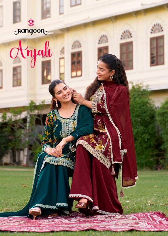 Rangoon Anjali catalog wholesale kurtis dehli youtube