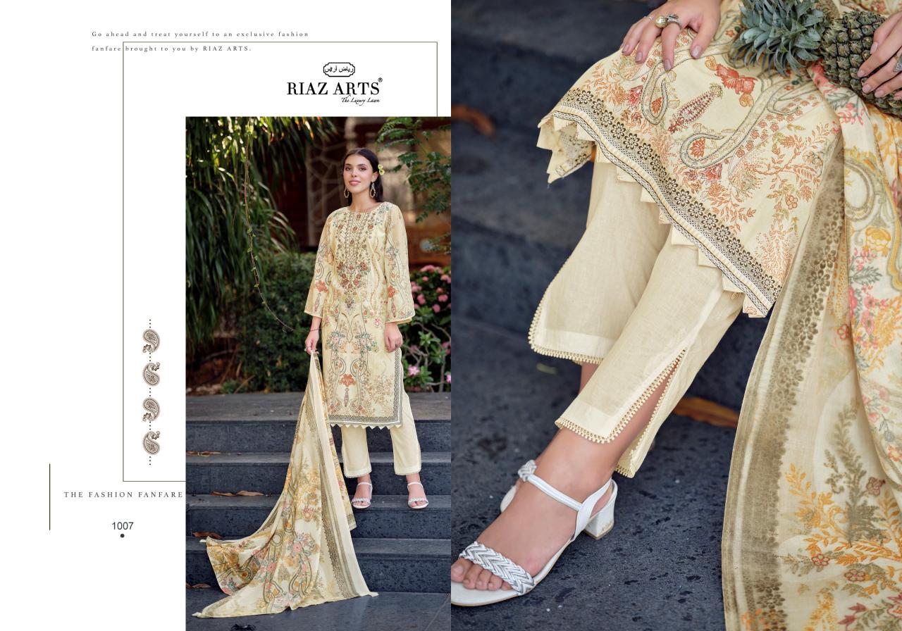 Riaz Arts Musafir Vol 44 Catalog best online wholesaler of dress materials in surat