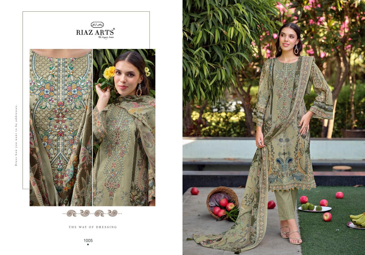 Riaz Arts Musafir Vol 44 Catalog best online wholesaler of dress materials in surat