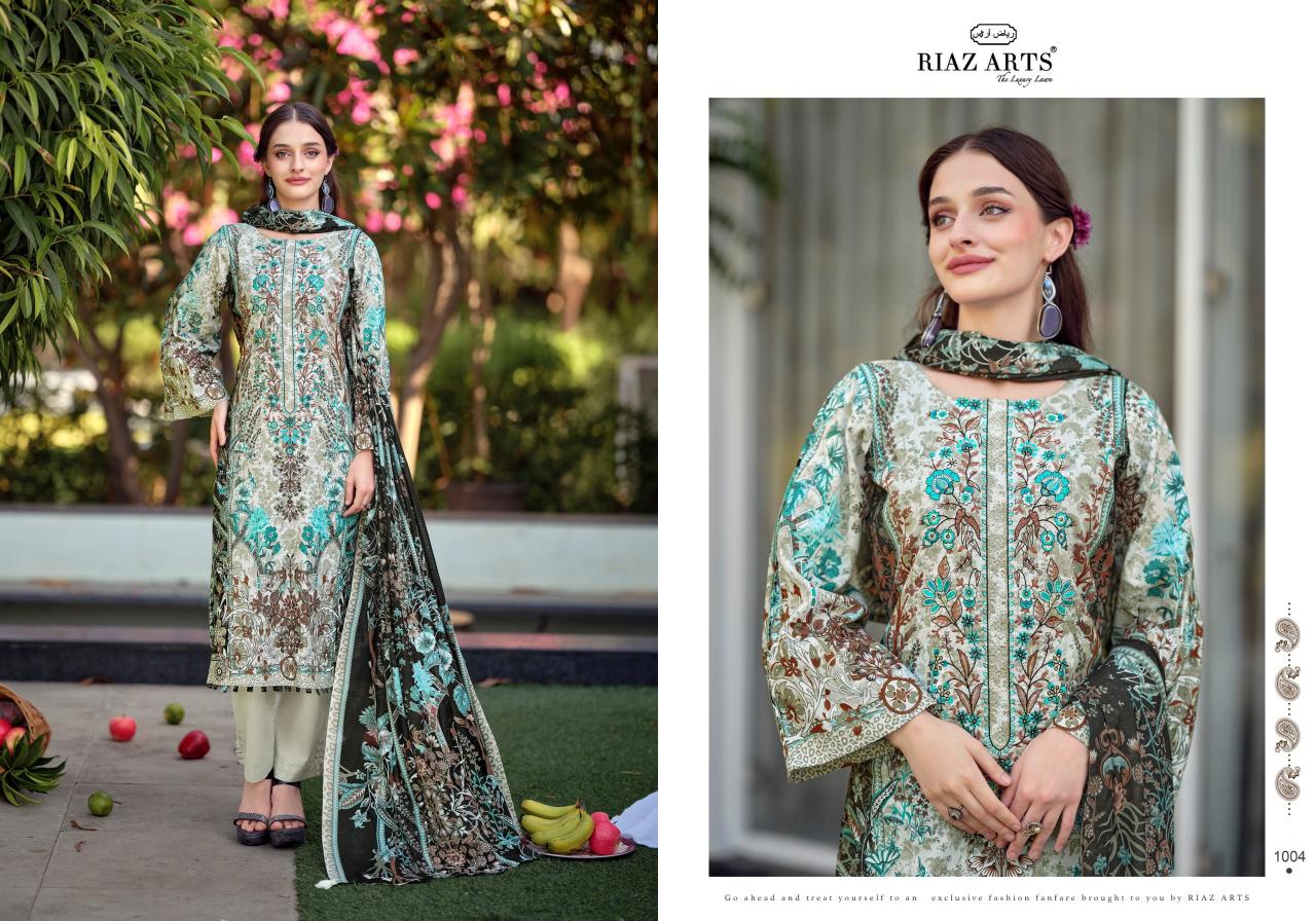 Riaz Arts Musafir Vol 44 Catalog best online wholesaler of dress materials in surat
