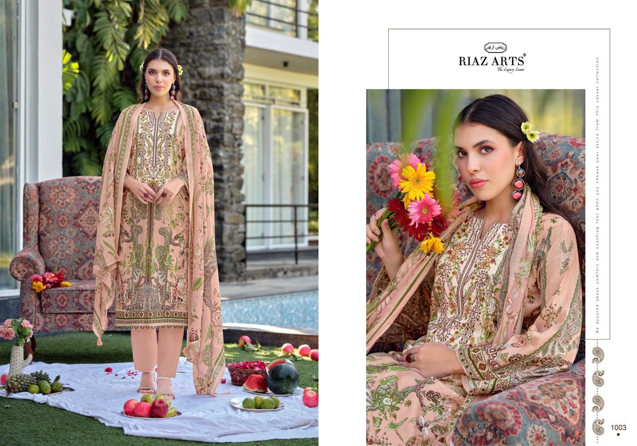 Riaz Arts Musafir Vol 44 Catalog best online wholesaler of dress materials in surat