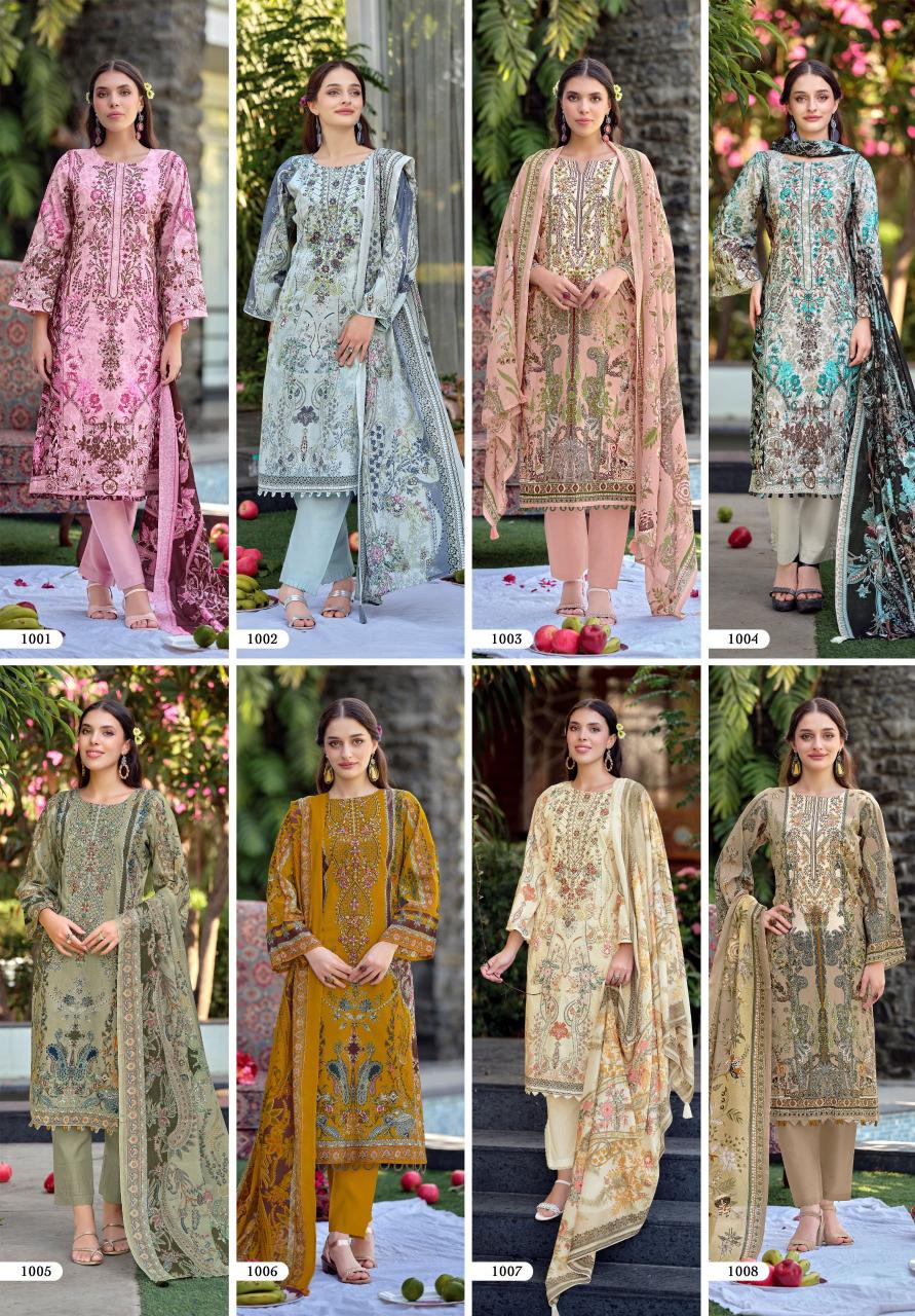 Riaz Arts Musafir Vol 44 Catalog best online wholesaler of dress materials in surat