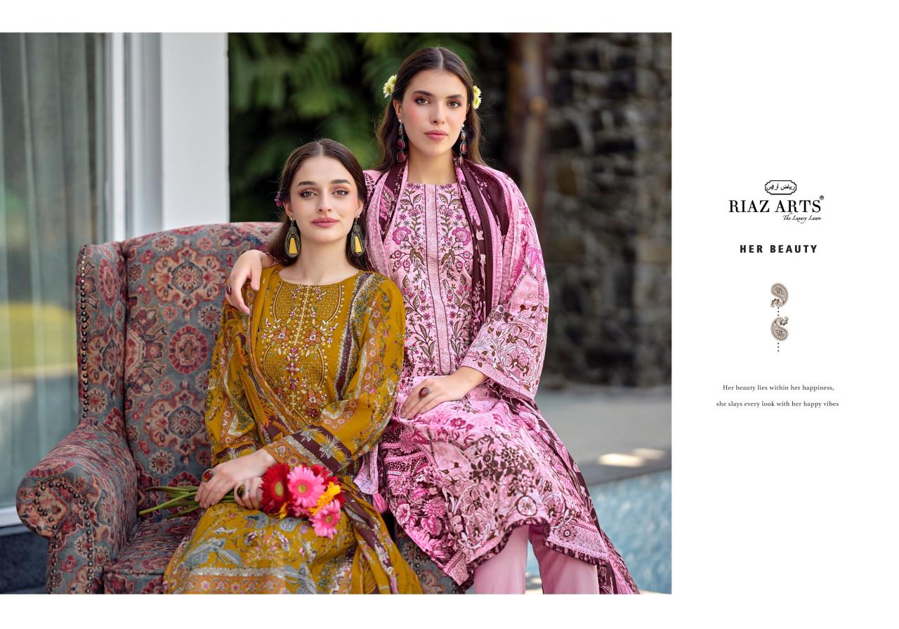 Riaz Arts Musafir Vol 44 Catalog best online wholesaler of dress materials in surat