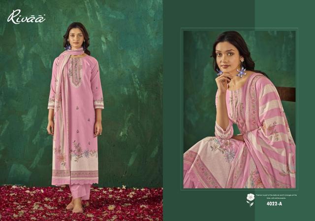 Rivaa Sabaa vol 5 catalog wholesale unstitched salwar kameez material