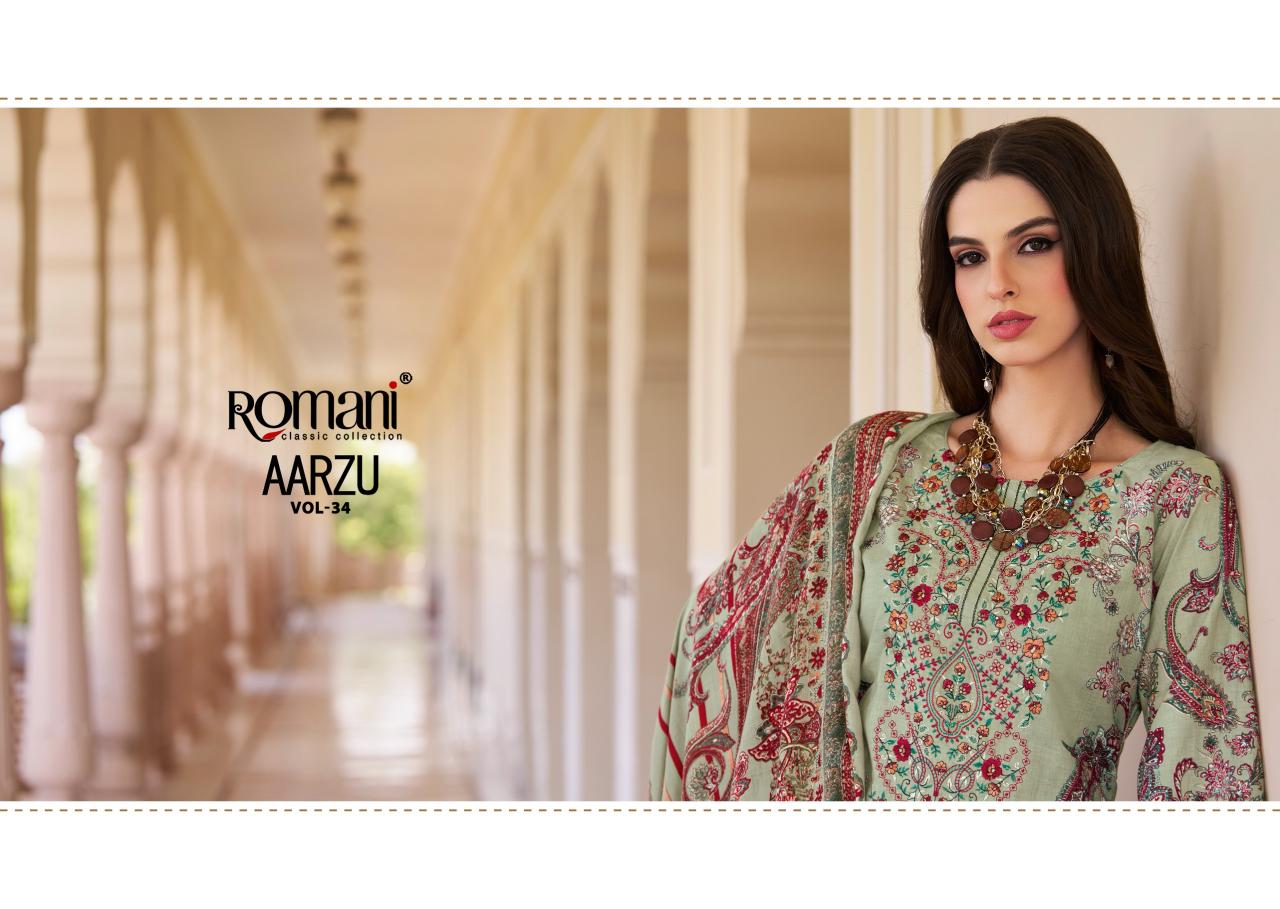 ROMANI AARZU VOL-34 Salwar suit wholesale market in Delhi
