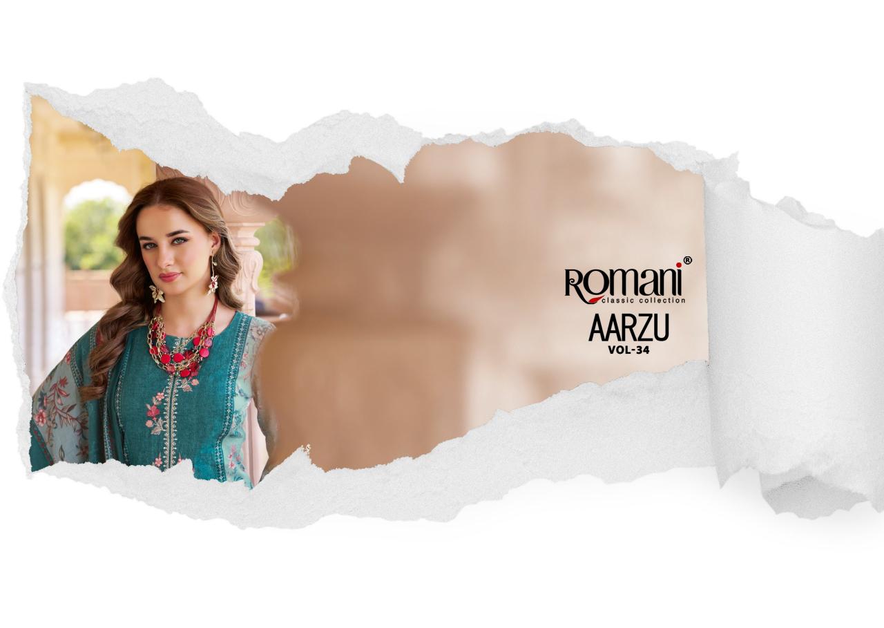 ROMANI AARZU VOL-34 Salwar suit wholesale market in Delhi