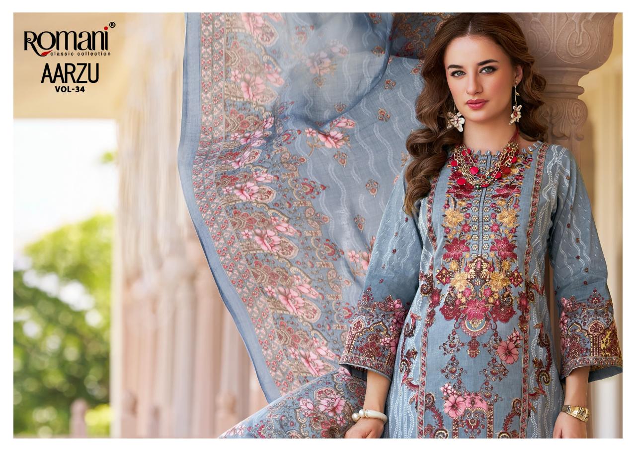 ROMANI AARZU VOL-34 Salwar suit wholesale market in Delhi