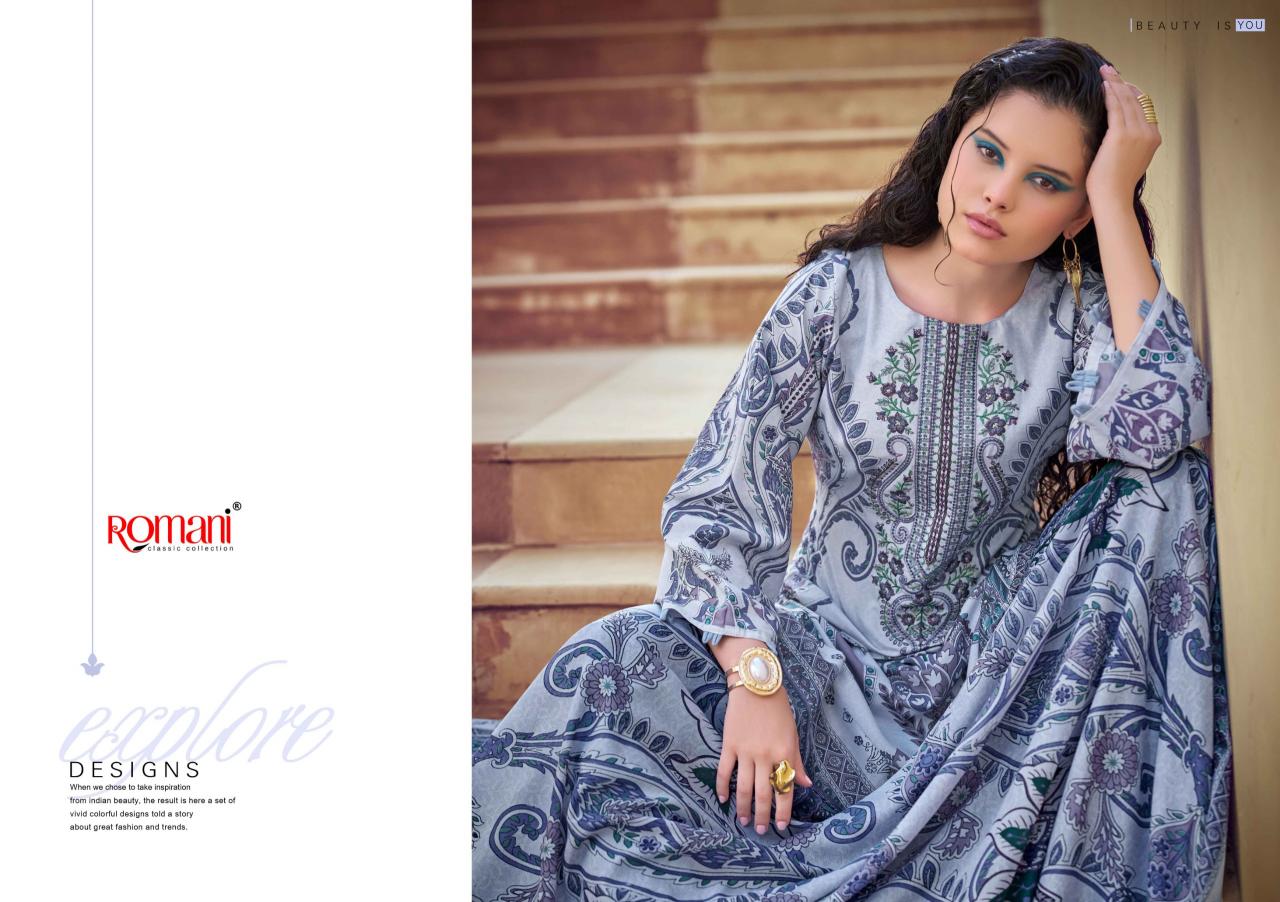 Romani Needle Wonder Vol 14 catalog online wholesale dress material surat