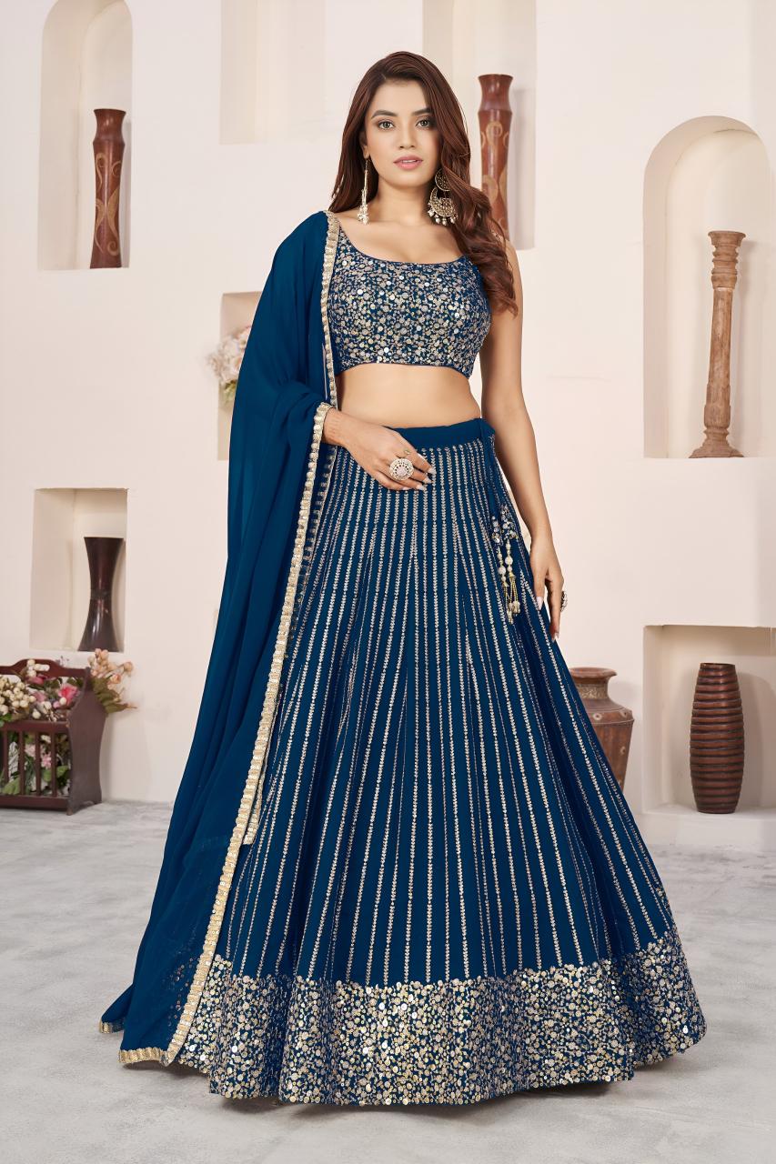 Sabella 5067 Blue catalog surat lehenga wholesale market