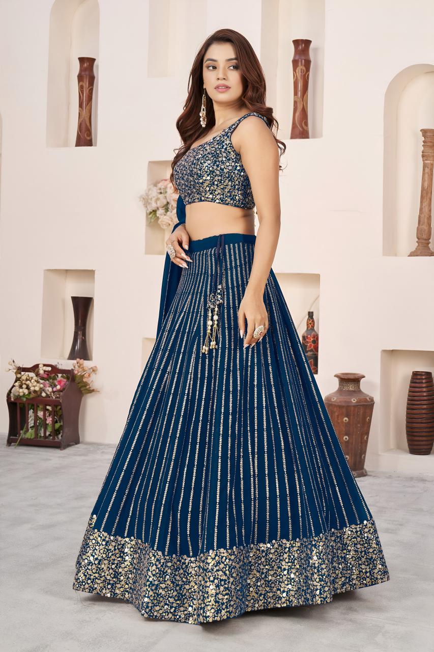 Sabella 5067 Blue catalog surat lehenga wholesale market