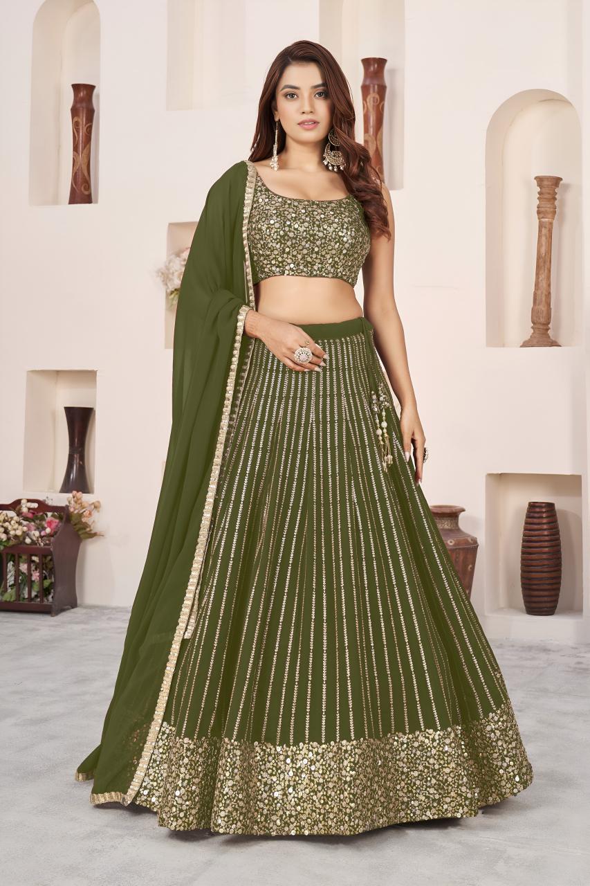 Sabella 5067 Olive catalog lehenga wholesale surat