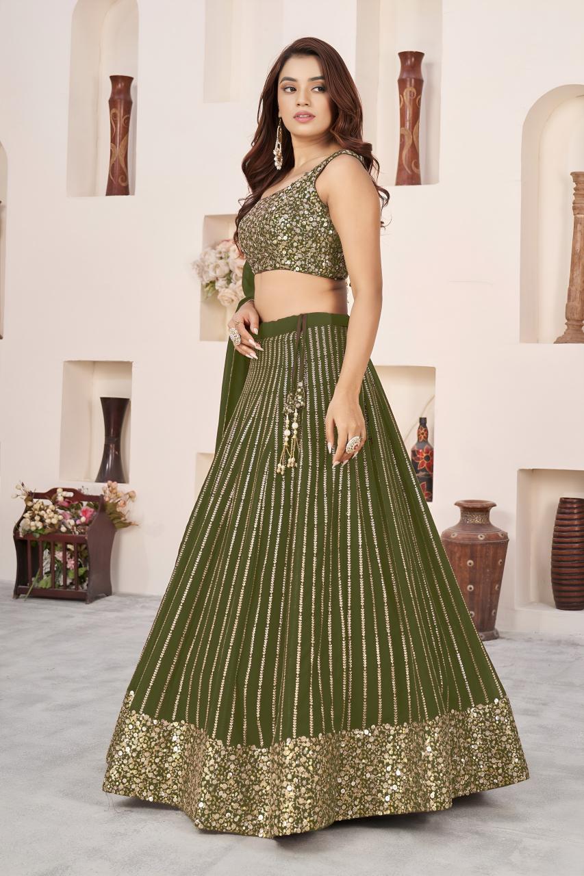 Sabella 5067 Olive catalog lehenga wholesale surat
