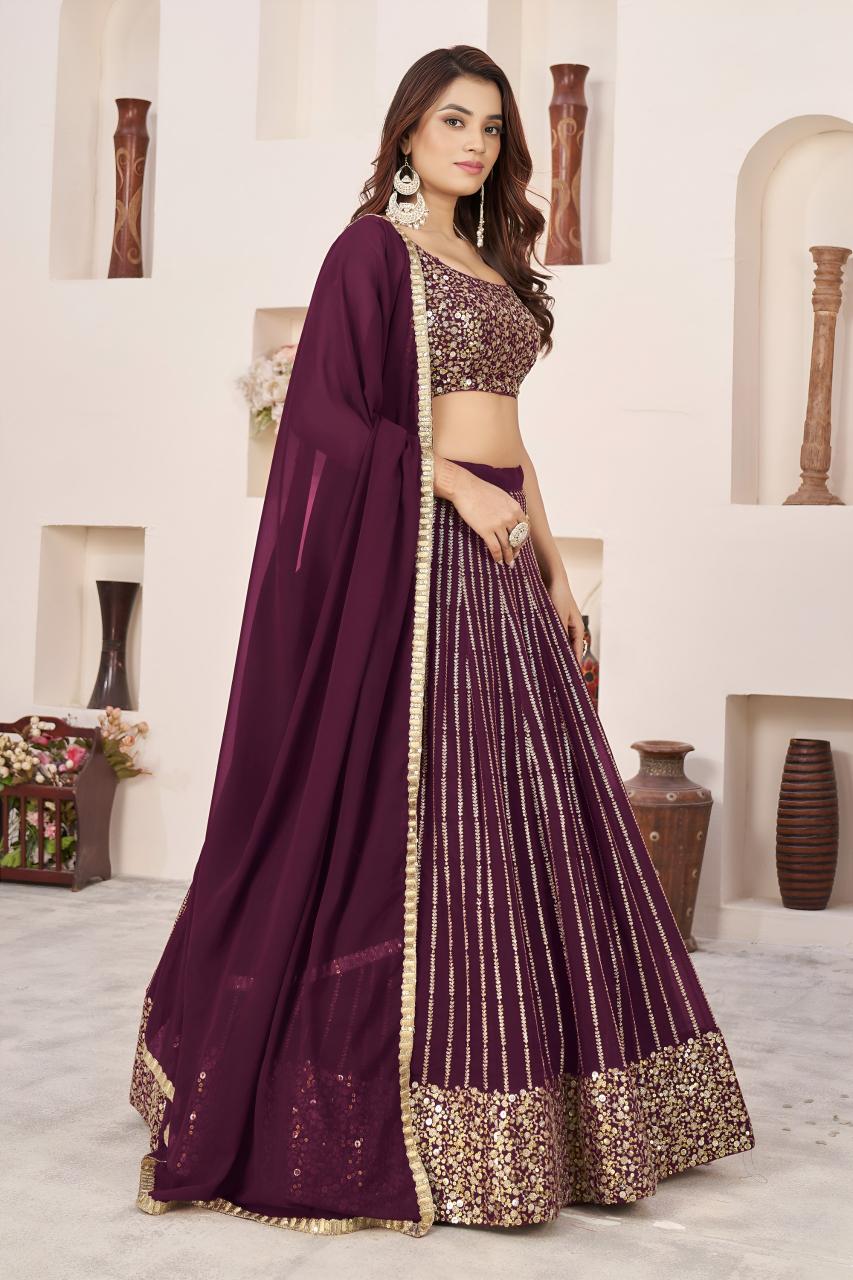 Sabella 5067 Wine catalog mumbai lehenga wholesale market
