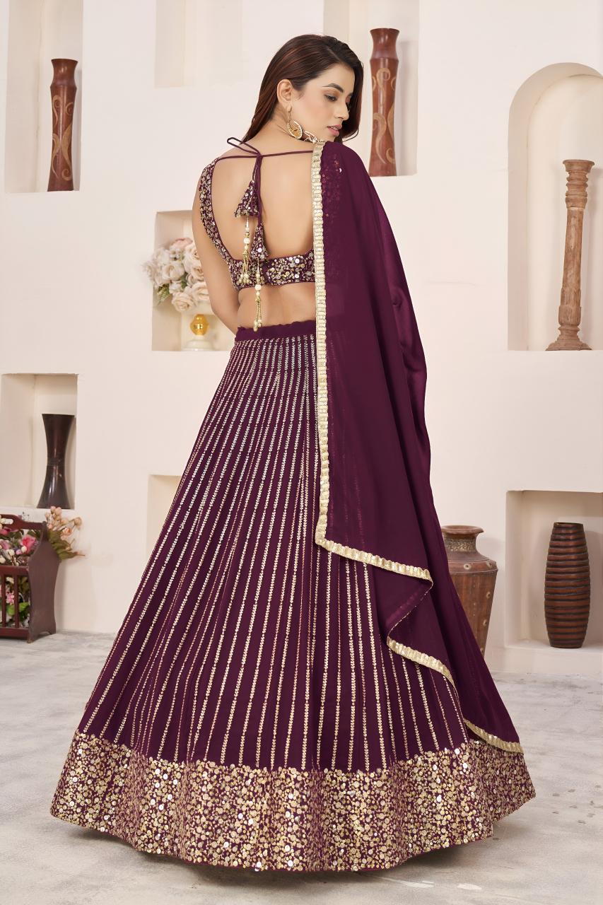 Sabella 5067 Wine catalog mumbai lehenga wholesale market