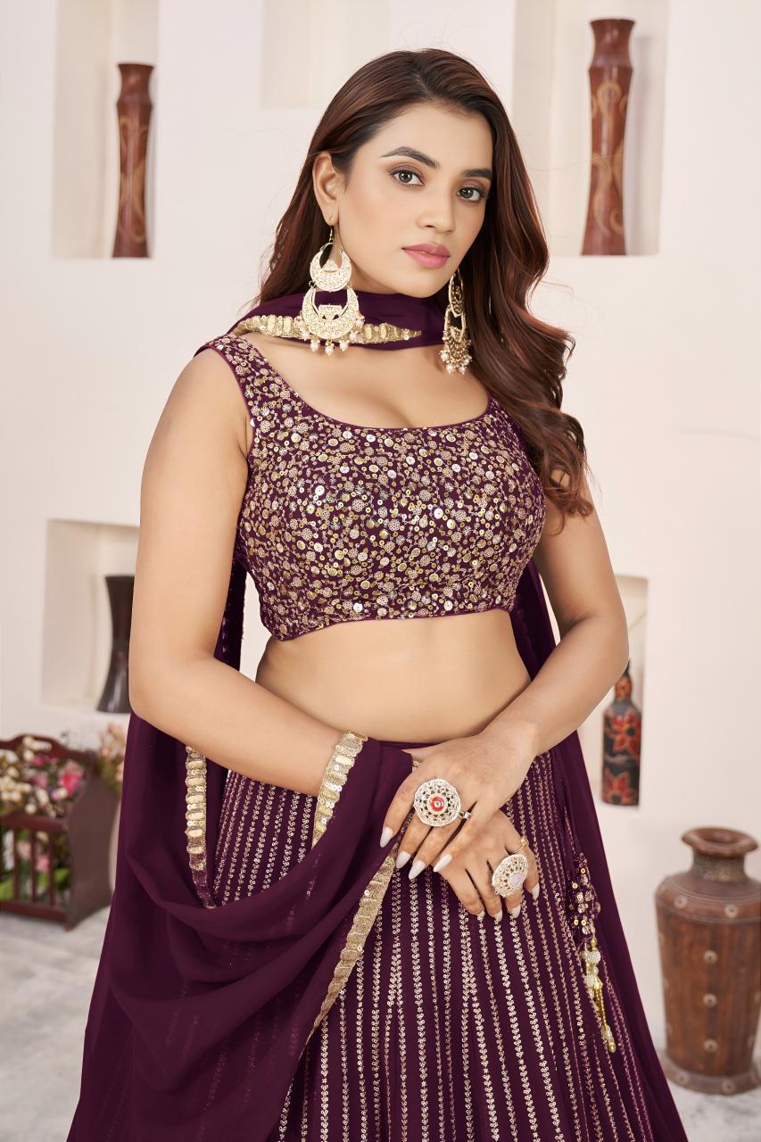 Sabella 5067 Wine catalog mumbai lehenga wholesale market