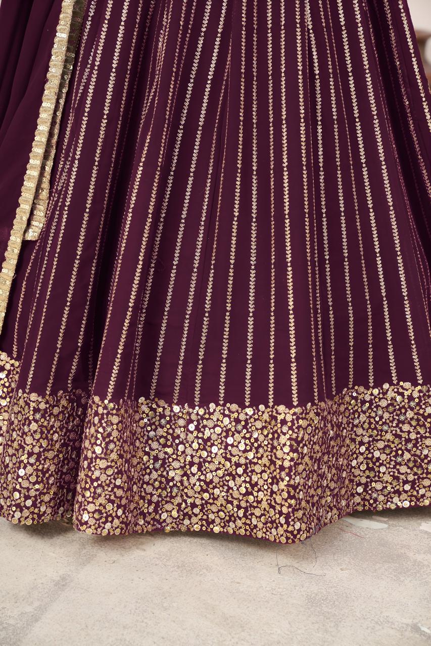Sabella 5067 Wine catalog mumbai lehenga wholesale market