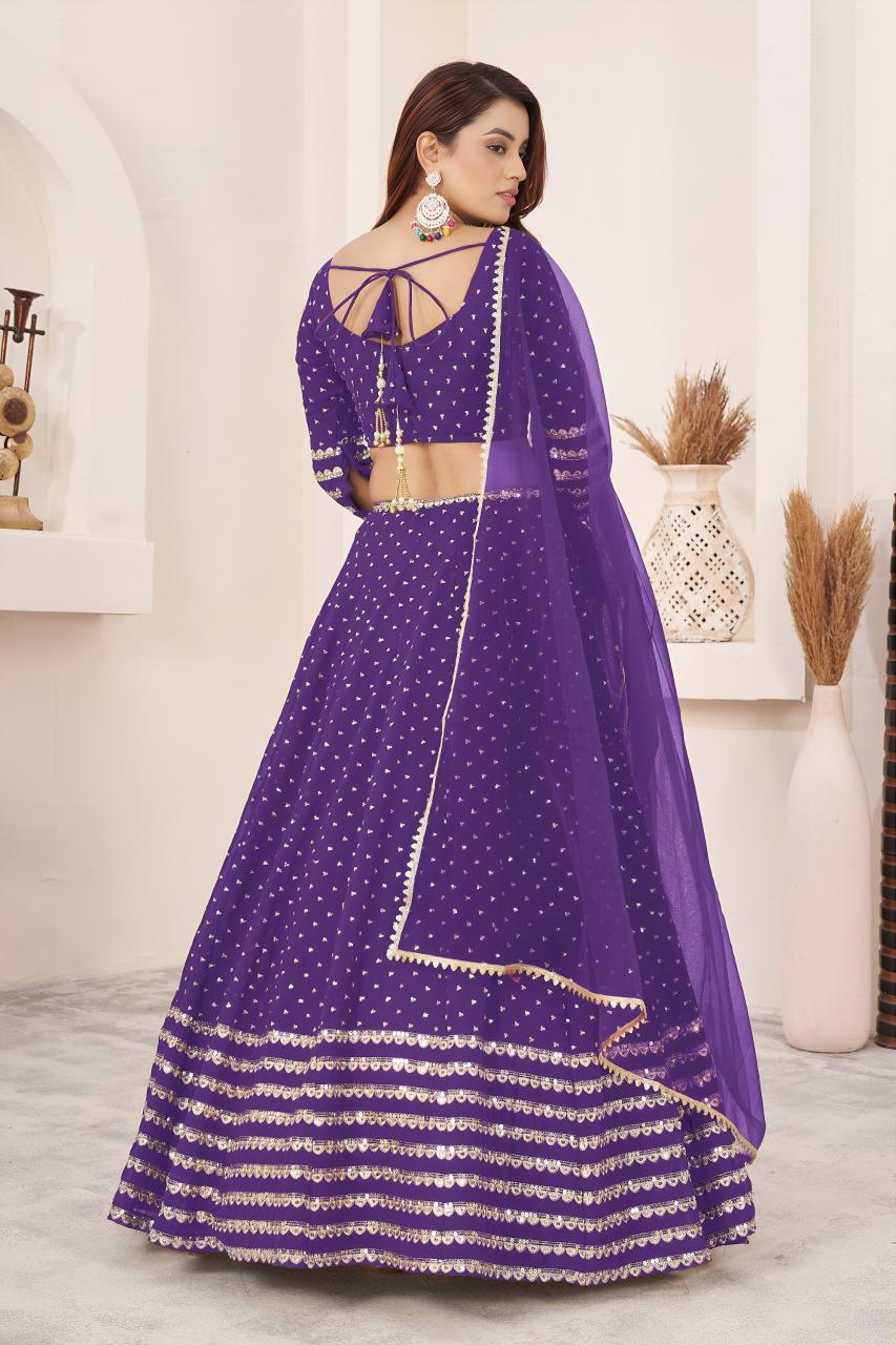 Sabella 5074 Violet catalog wholesale lehenga market in vadodara