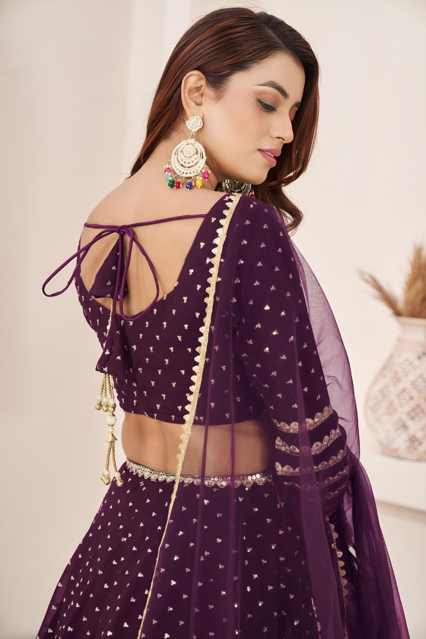 Sabella 5074 Wine catalog wholesale lehenga online