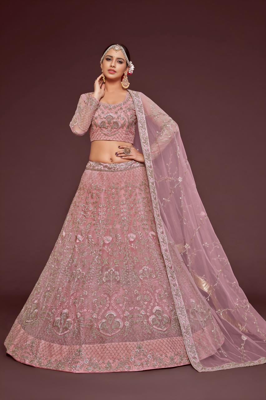Sabella 7909 Dusty Pink catalog wholesale lehenga choli