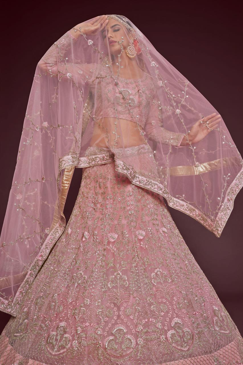Sabella 7909 Dusty Pink catalog wholesale lehenga choli