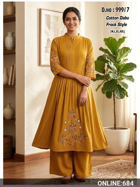 Sabella Cotton Dabu vol 3 catalog co ord set for women