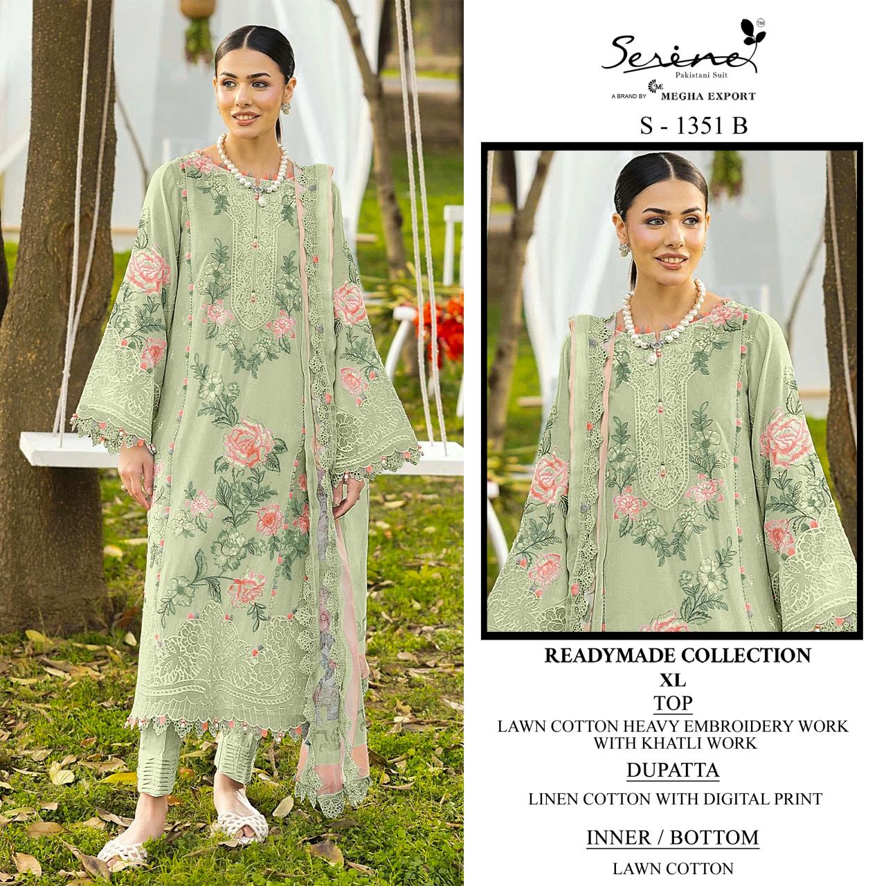 Serine S 1351 catalog wholesale pakistani suit