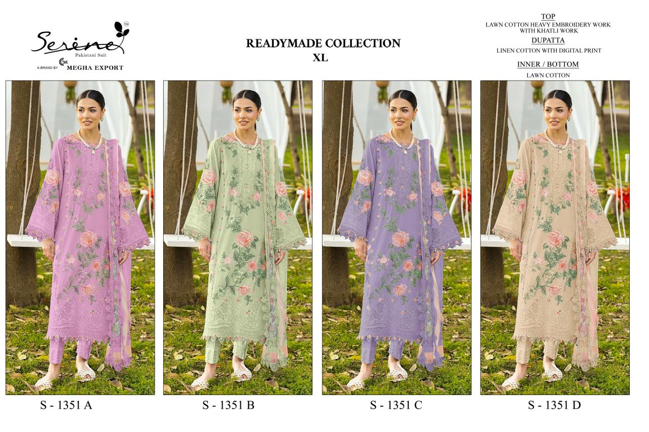 Serine S 1351 catalog wholesale pakistani suit