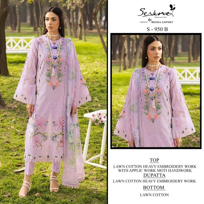 Serine S 950 catalog wholesale pakistani suits buy online