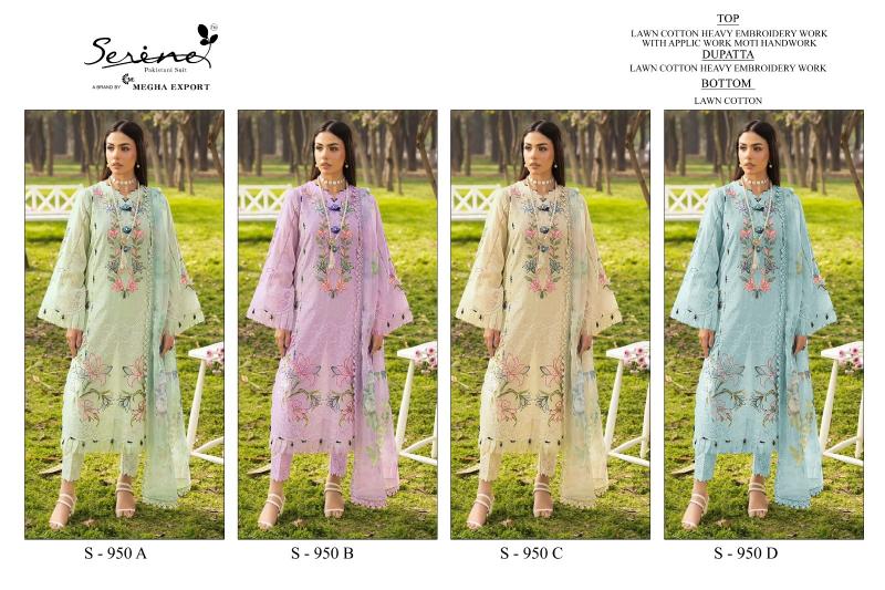 Serine S 950 catalog wholesale pakistani suits buy online